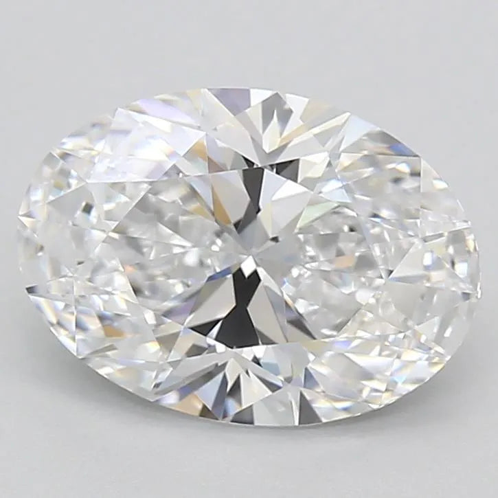 3.00ct Oval Lab Grown Diamond (Colour D, Clarity IF, GIA Certified)