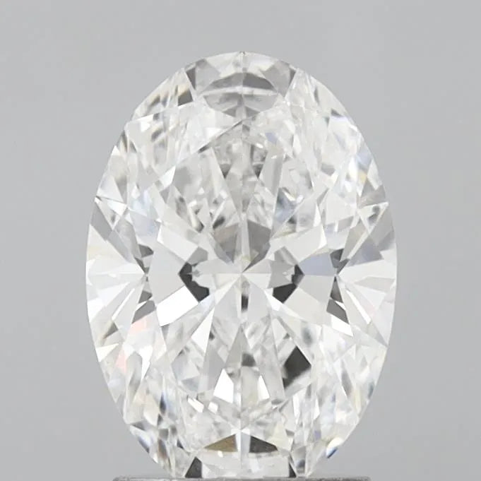 2.07ct Oval Lab Grown Diamond (Colour E, Clarity VVS2, IGI Certified)