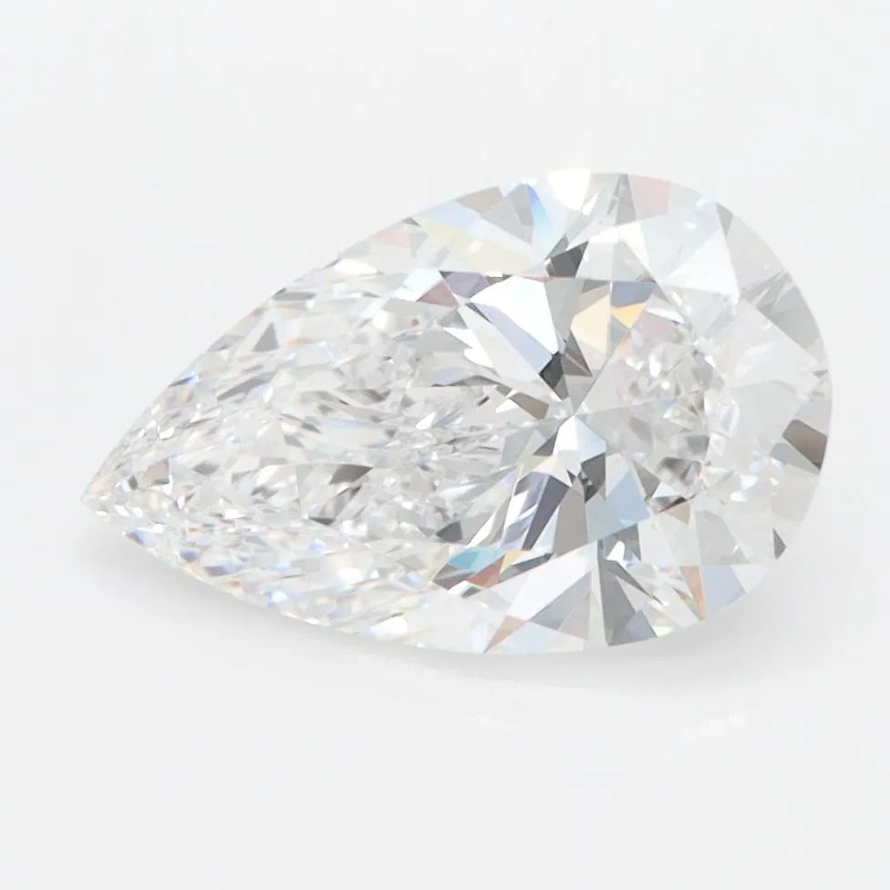 2.25ct Pear Lab Grown Diamond (Colour D, Clarity VVS1, IGI Certified)
