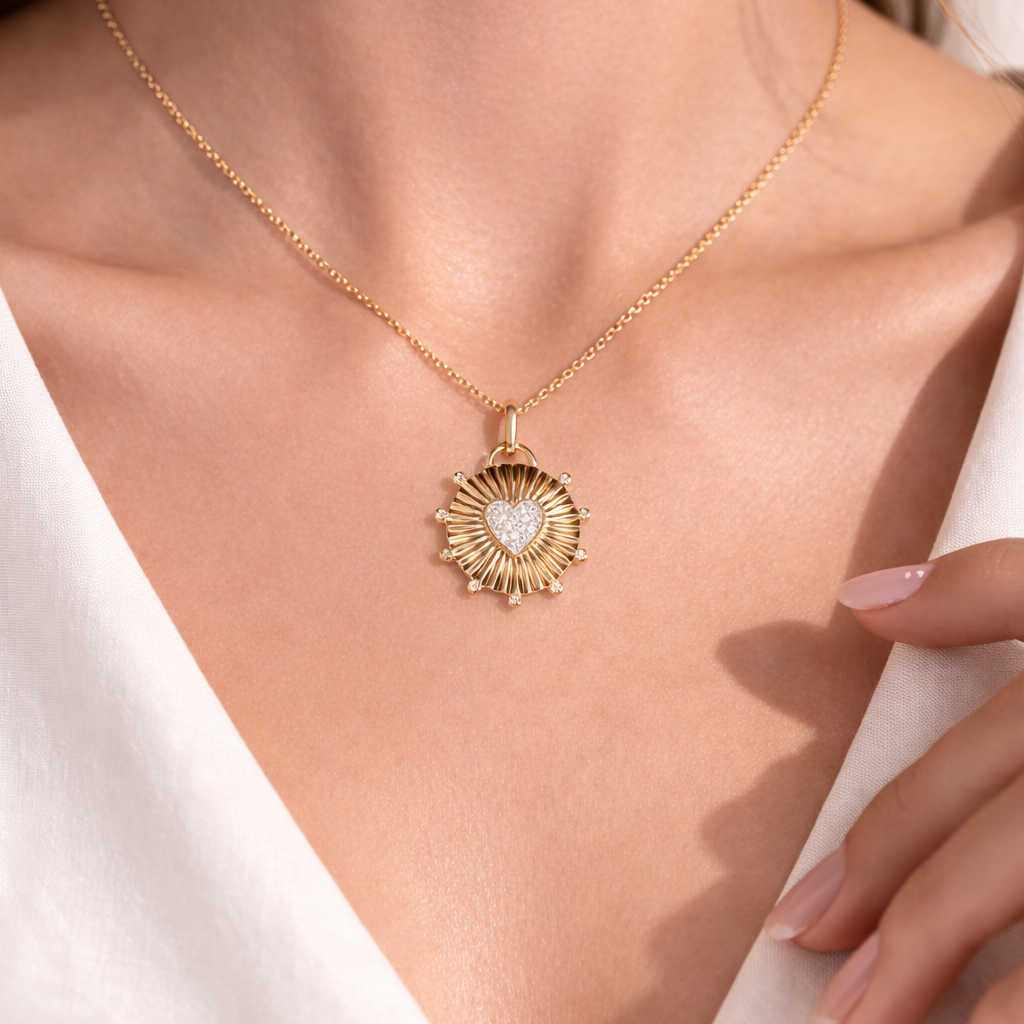 El Rey del Sol pendant by Atelier RMR Montreal