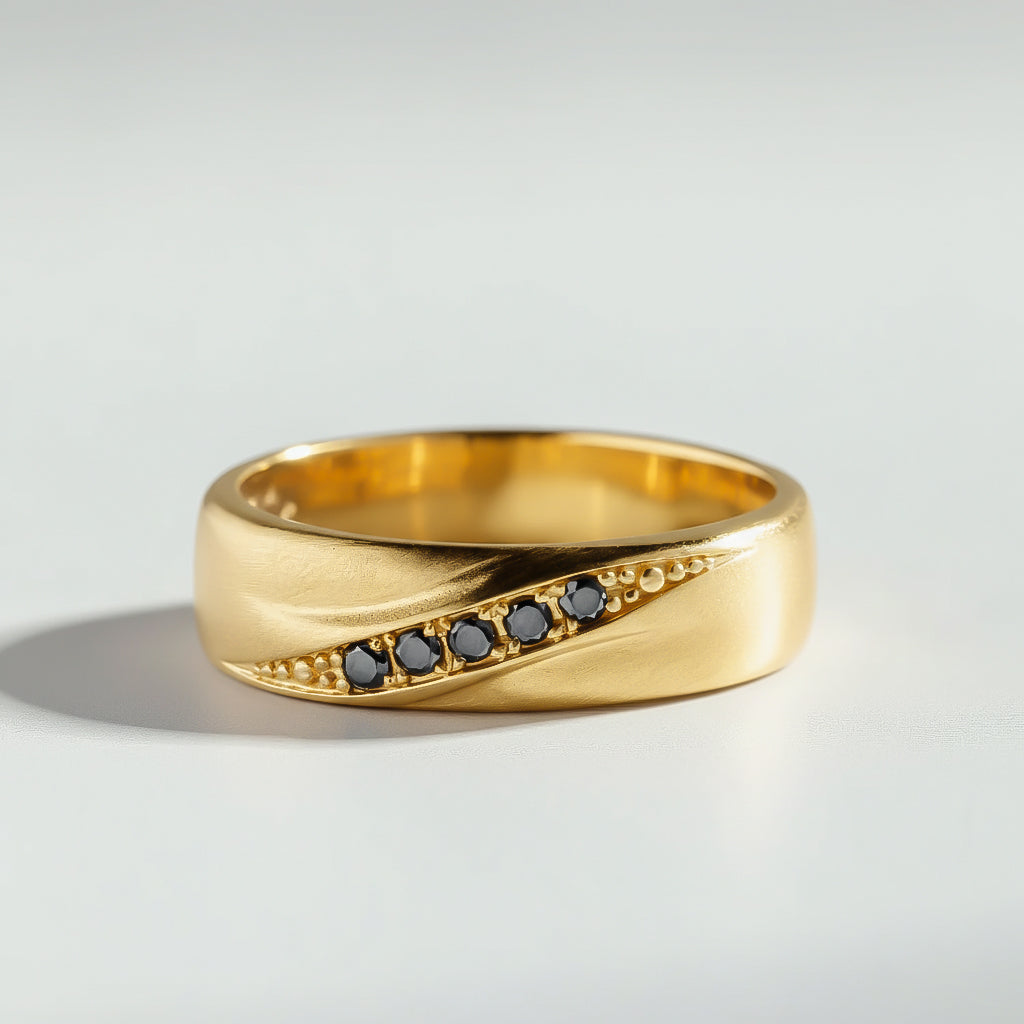 Troublemaker wedding band by Atelier RMR Montreal