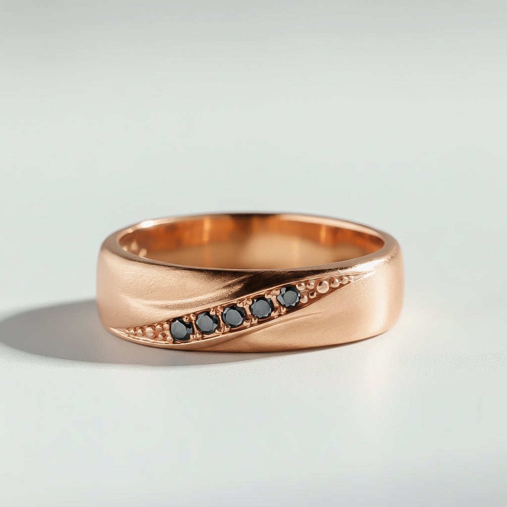 Troublemaker wedding band by Atelier RMR Montreal