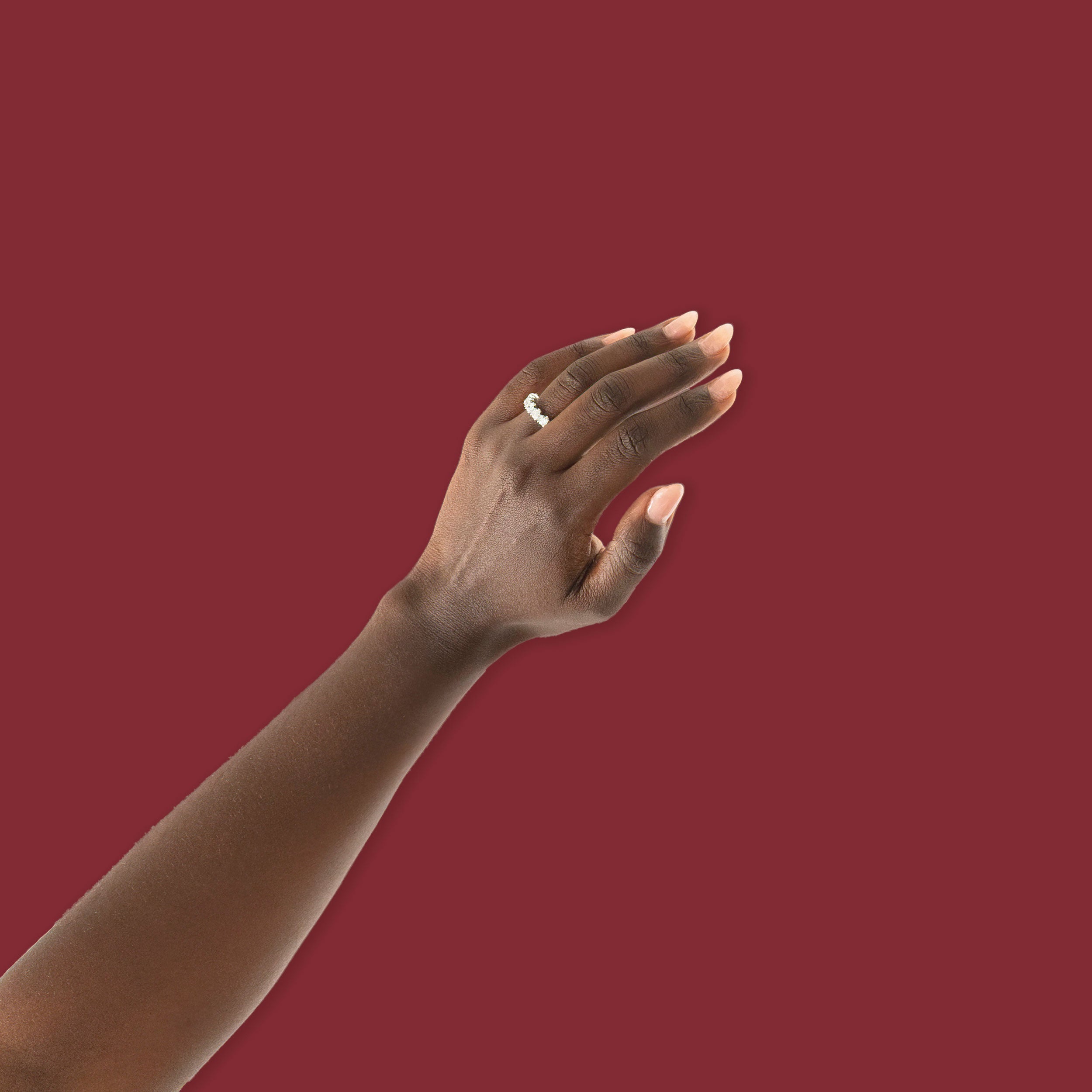 The Half Eternity Diamond Ring | Atelier RMR Montreal | Alliance