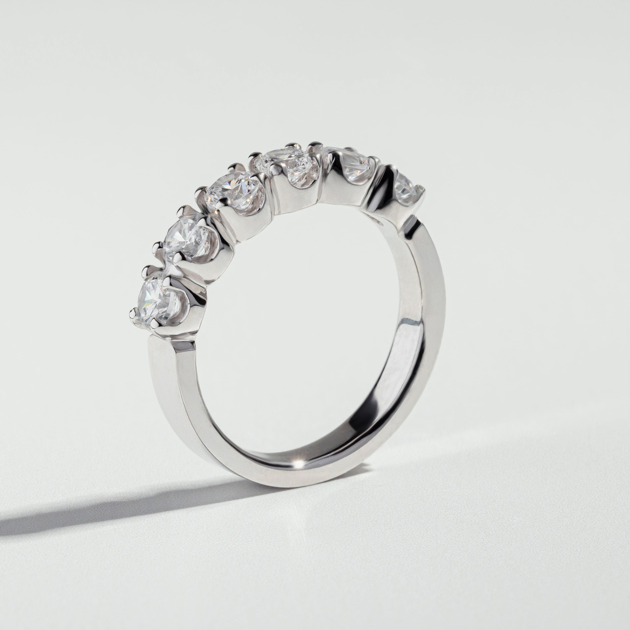 The Half Eternity Diamond Ring | Atelier RMR Montreal | Alliance