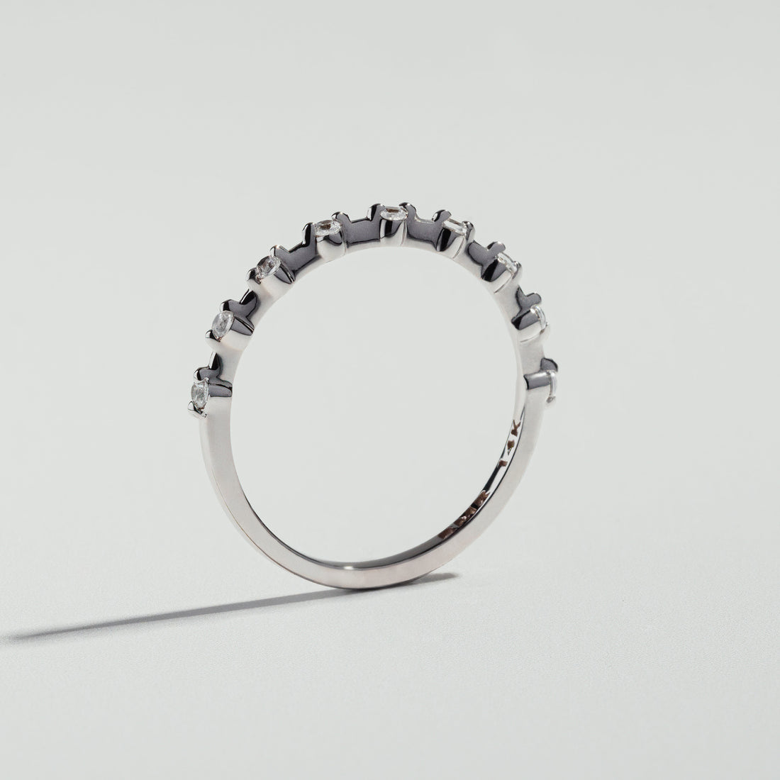 The Petite Half Eternity Ring by Atelier RMR Montreal