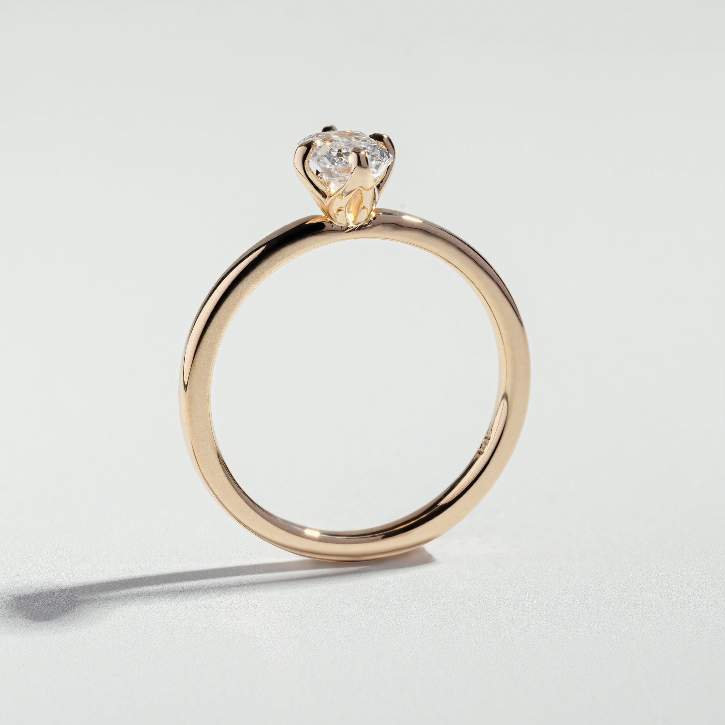 The Emerald Cut Compass Diamond Ring | Atelier RMR Montreal | Engagement Ring