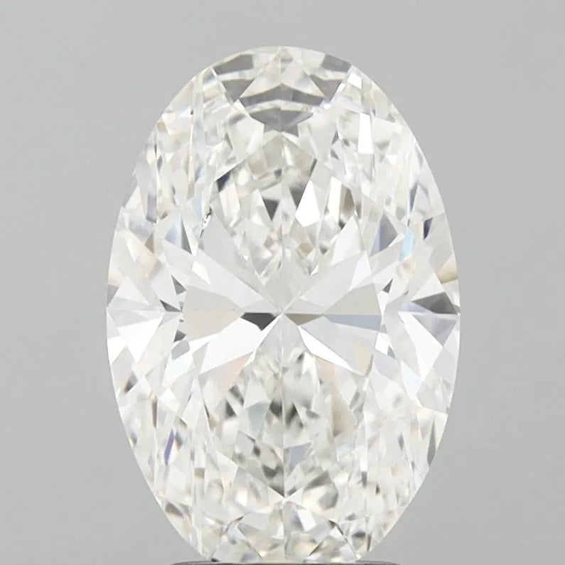 3.10ct Oval Lab Grown Diamond (Colour G, Clarity VS1, IGI Certified)