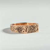 Eye of Providence wedding band by Atelier RMR Montreal