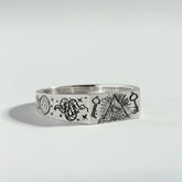 Eye of Providence wedding band by Atelier RMR Montreal