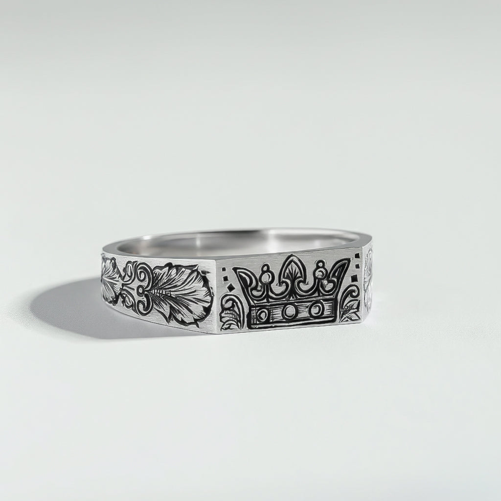 Kings and Castles wedding band by Atelier RMR Montreal