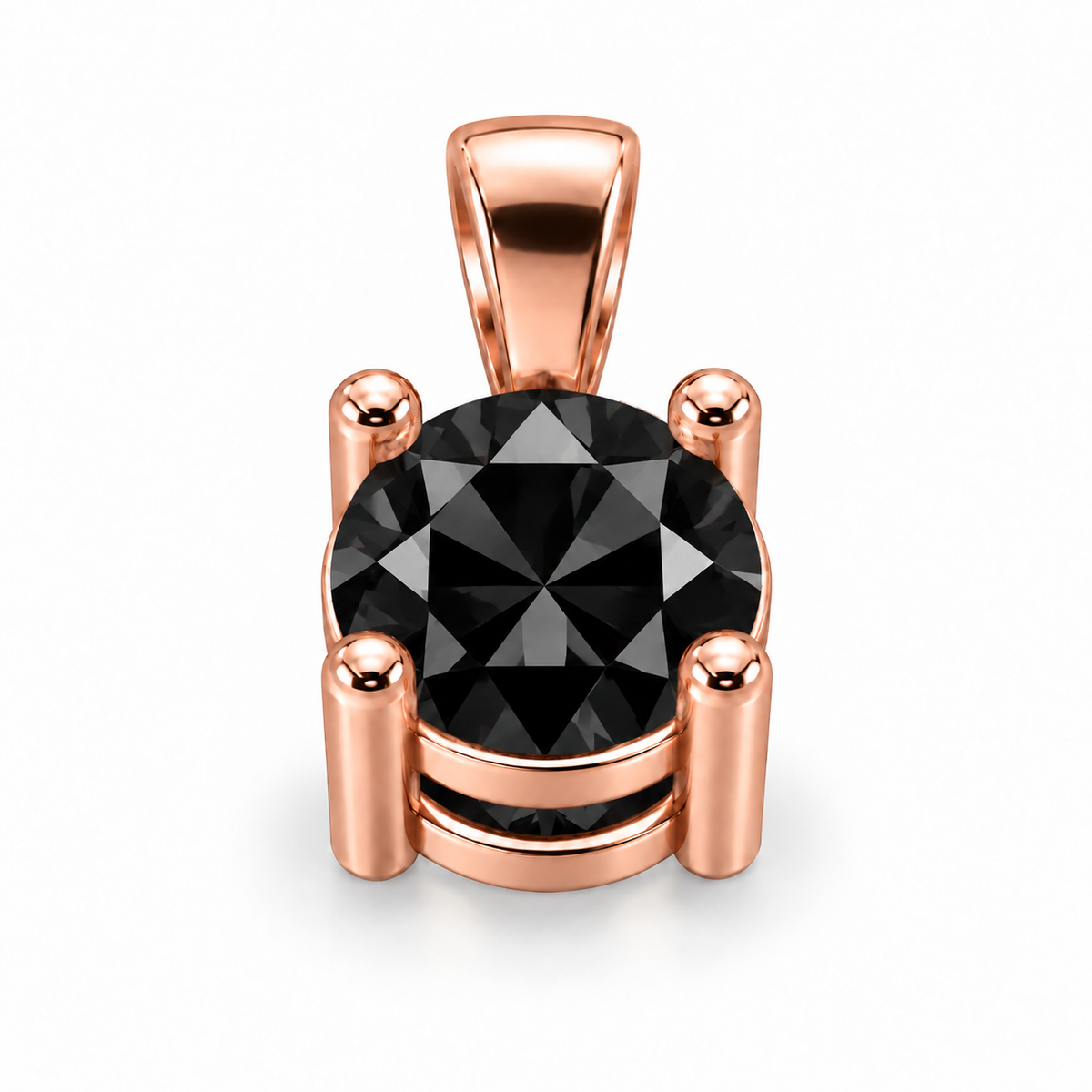 P742 — Pendentif solitaire rond — B2B — vue détaillée 6