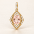 P750RBMO — Morganite et diamants naturels — Or jaune