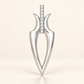 P787 — diamants blancs naturels — Or blanc