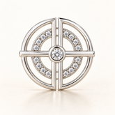P790 — diamants blancs naturels — Or blanc