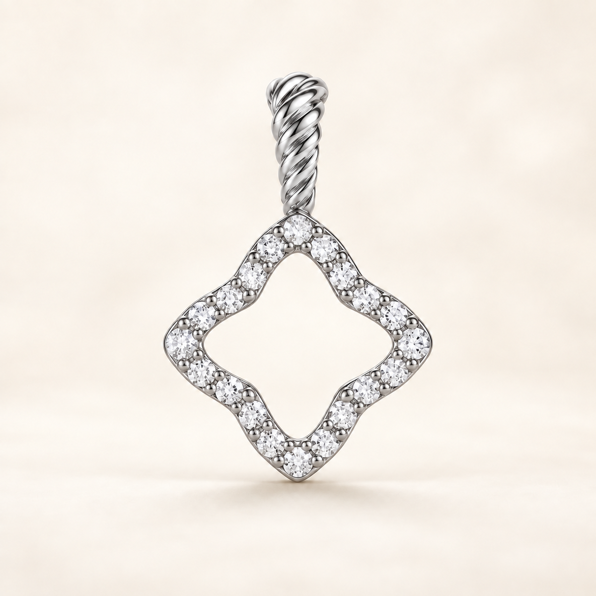 P794 — diamants blancs naturels — Or blanc