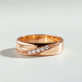 Ice Ice Baby wedding band by Atelier RMR Montreal