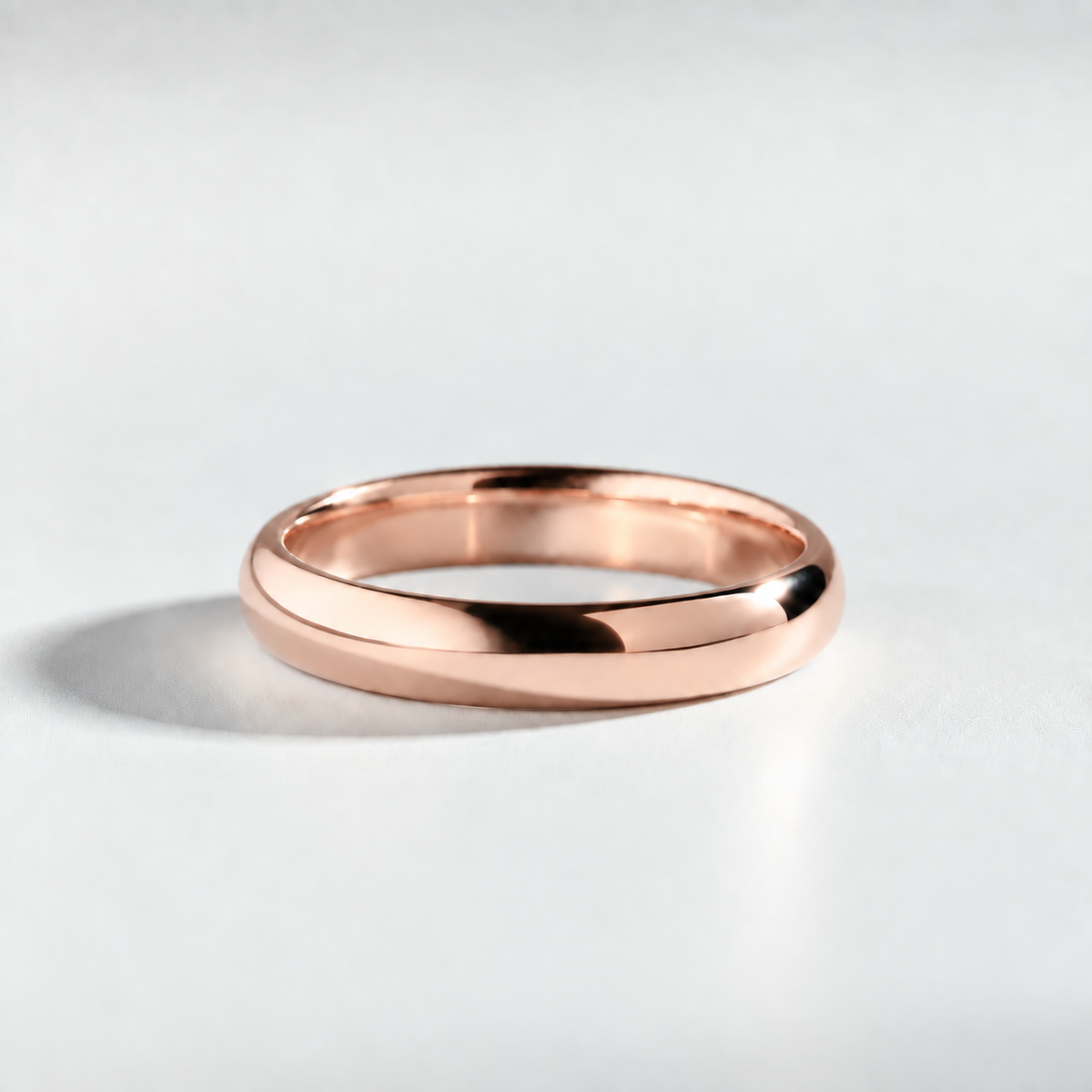 R 1214 men's wedding band in rose gold
