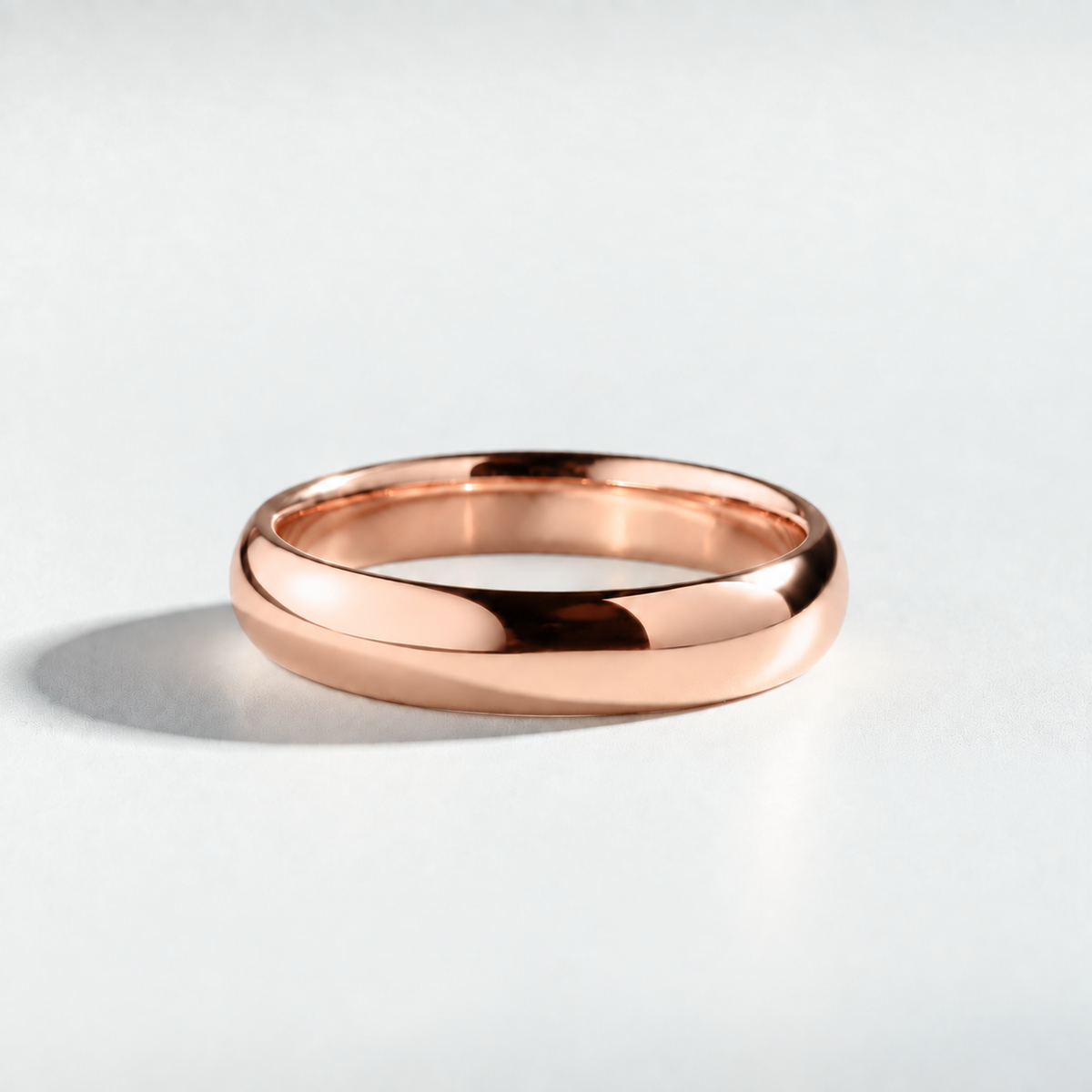 R 1215 men's wedding band in rose gold