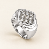 R 122 — diamants blancs, entièrement en or blanc