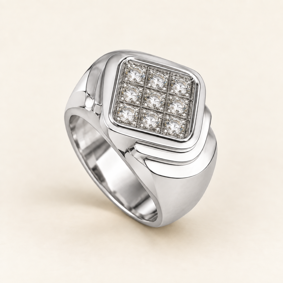 R 122 — diamants blancs, entièrement en or blanc