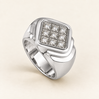 R 122 — diamants blancs, entièrement en or blanc