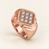 R 122 — diamants blancs, entièrement en or rose