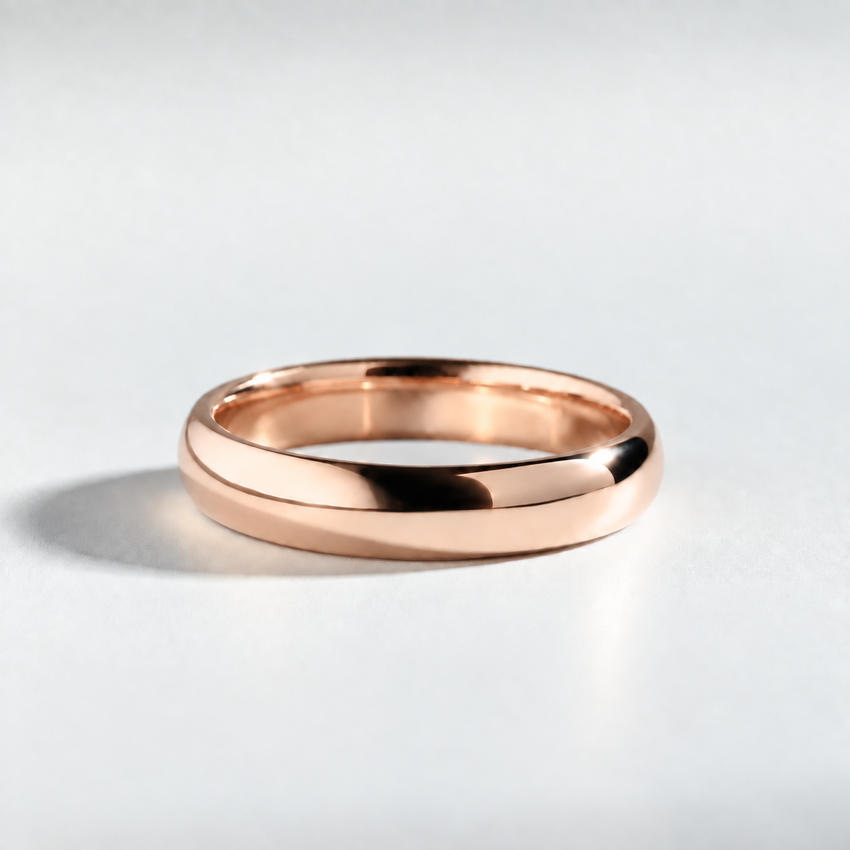 R 1687 men's wedding band in rose gold