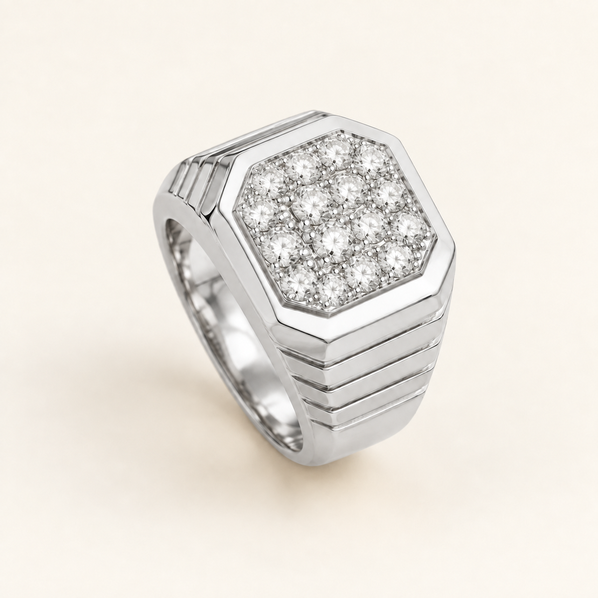 R 309 — white diamonds, blanc gold