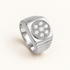 R 334 — white diamonds, blanc gold
