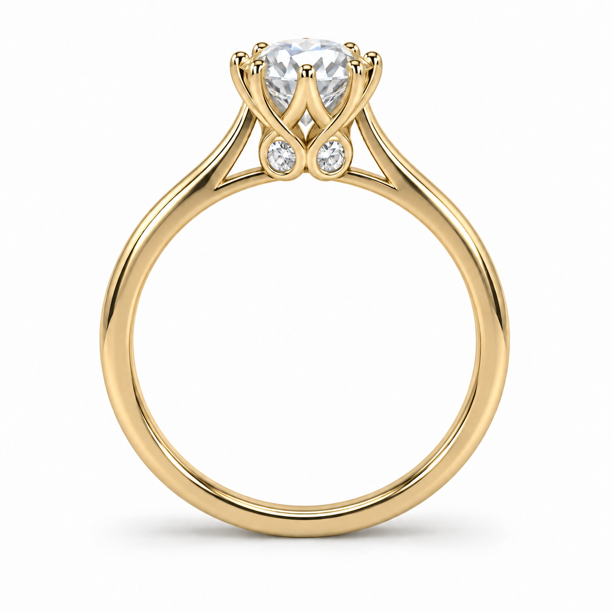 R4210 — Solitaire rond — B2B