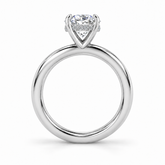 R4240 — vue de profil en or blanc avec diamants blancs