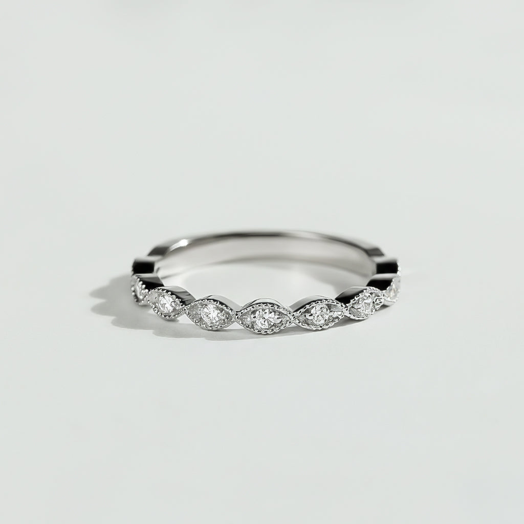 The Half Eternity Diamond Ring