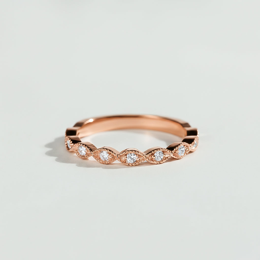 The Half Eternity Diamond Ring