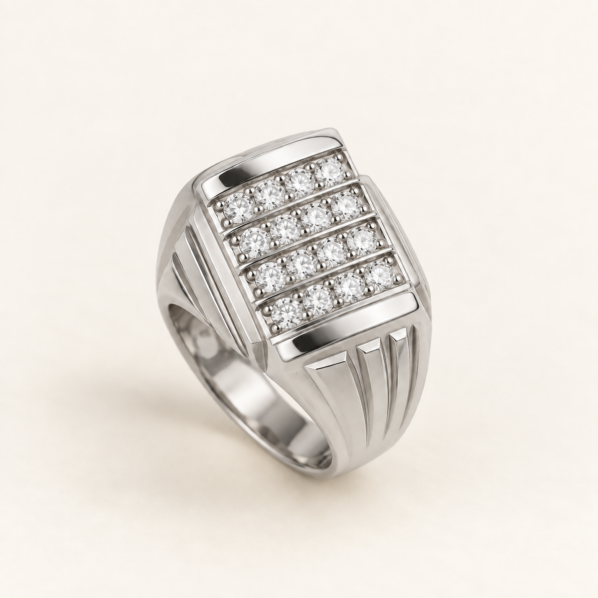 R 53 — white diamonds, blanc gold