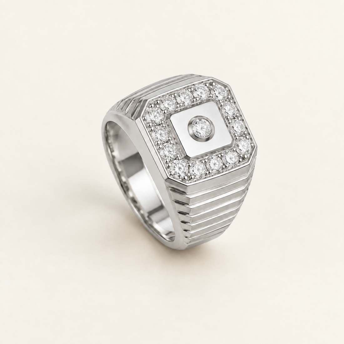 R 75 — white diamonds, blanc gold