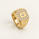 R 75 — white diamonds, jaune gold