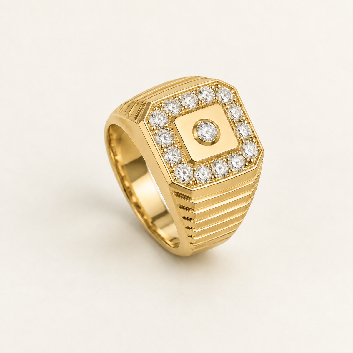 R 75 — white diamonds, jaune gold