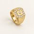 R 75 — white diamonds, jaune gold