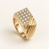 R 76 — white diamonds, jaune gold