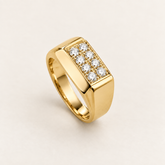R 846 — white diamonds, jaune gold