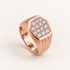 R 902 — white diamonds, rose gold