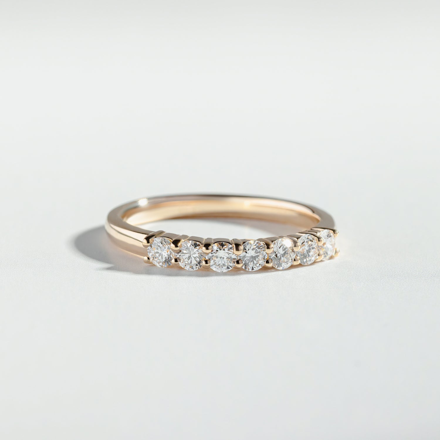 The Half Eternity Shared Prong Diamond Ring | Atelier RMR Montreal | Alliance