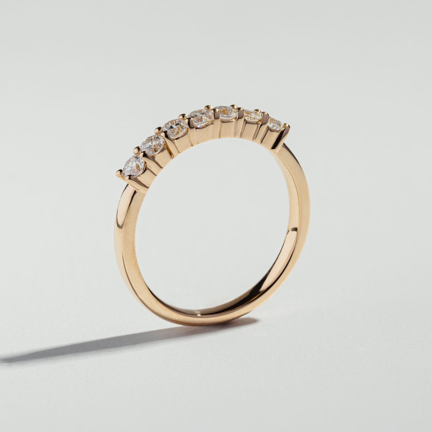 The Half Eternity Shared Prong Diamond Ring | Atelier RMR Montreal | Alliance