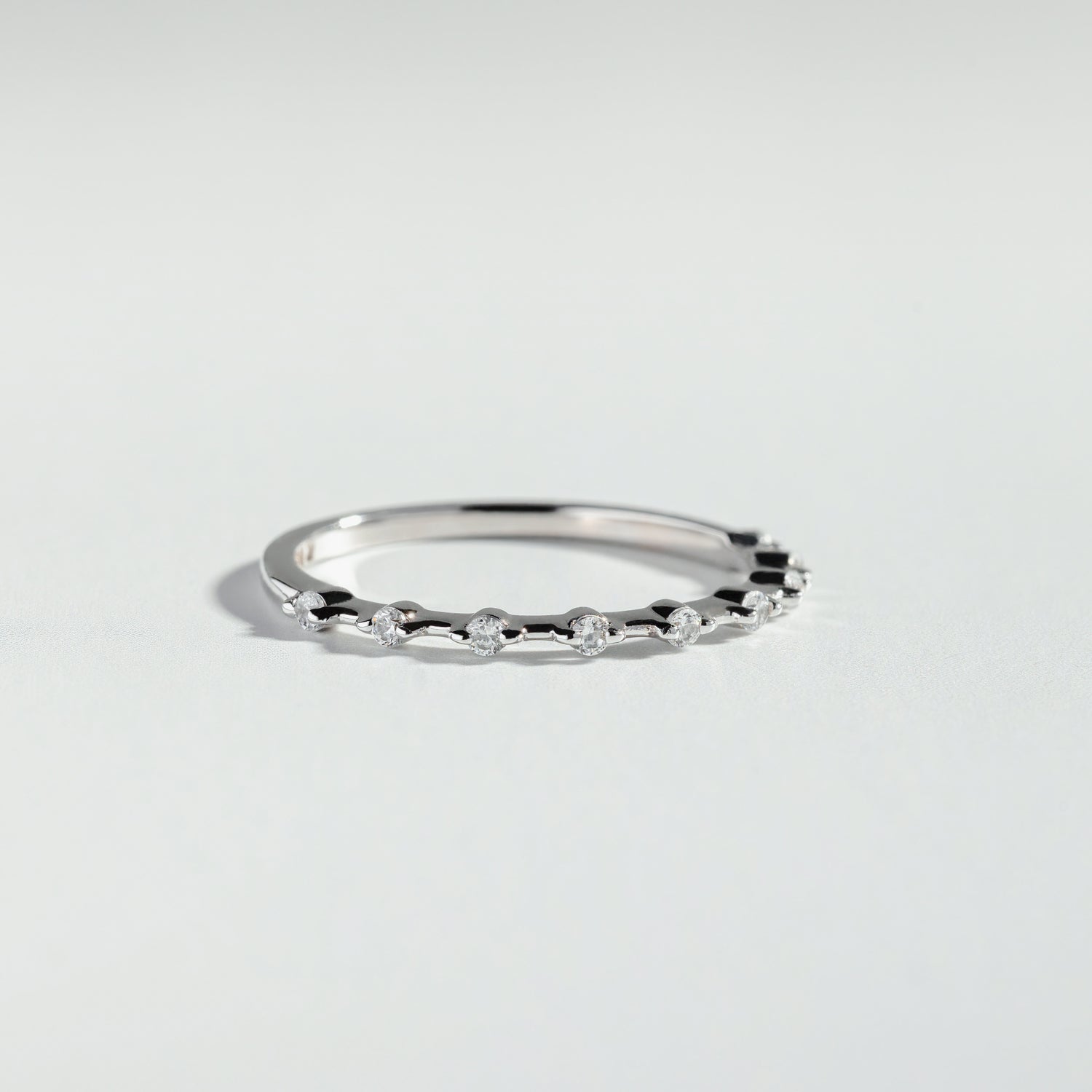 The Petite Half Eternity Ring by Atelier RMR Montreal