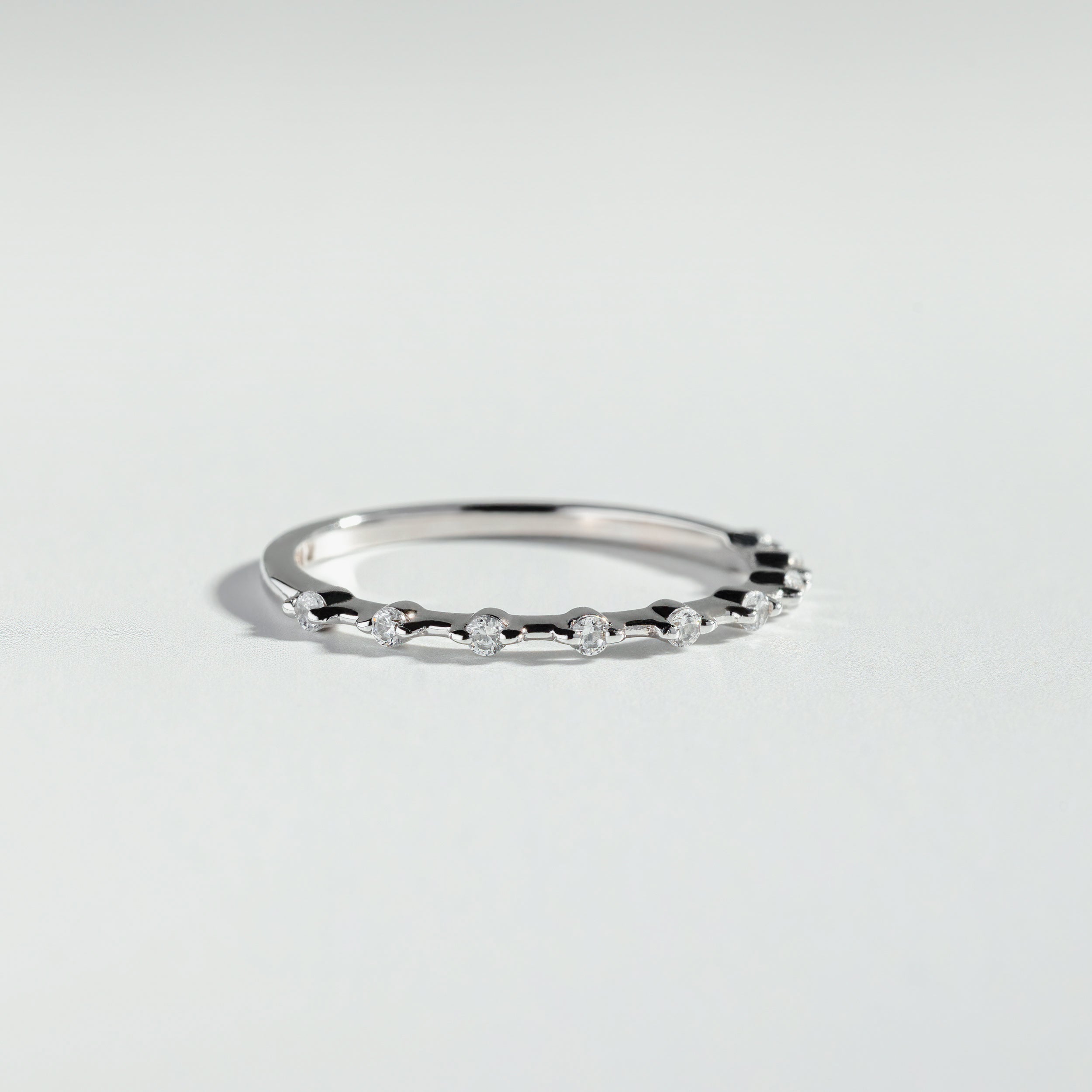 The Petite Half Eternity Ring by Atelier RMR Montreal