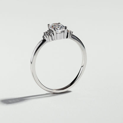 The Oval Cut Vintage Diamond Ring by Atelier RMR Montreal