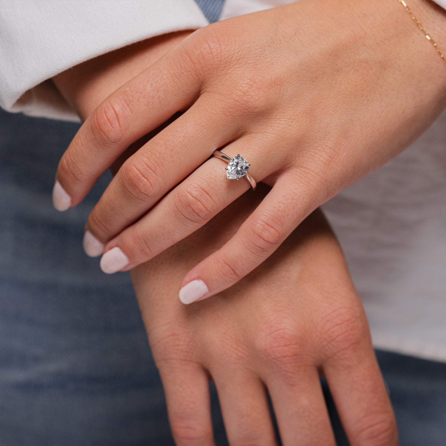 The Pear-Shaped Cut Diamond Ring