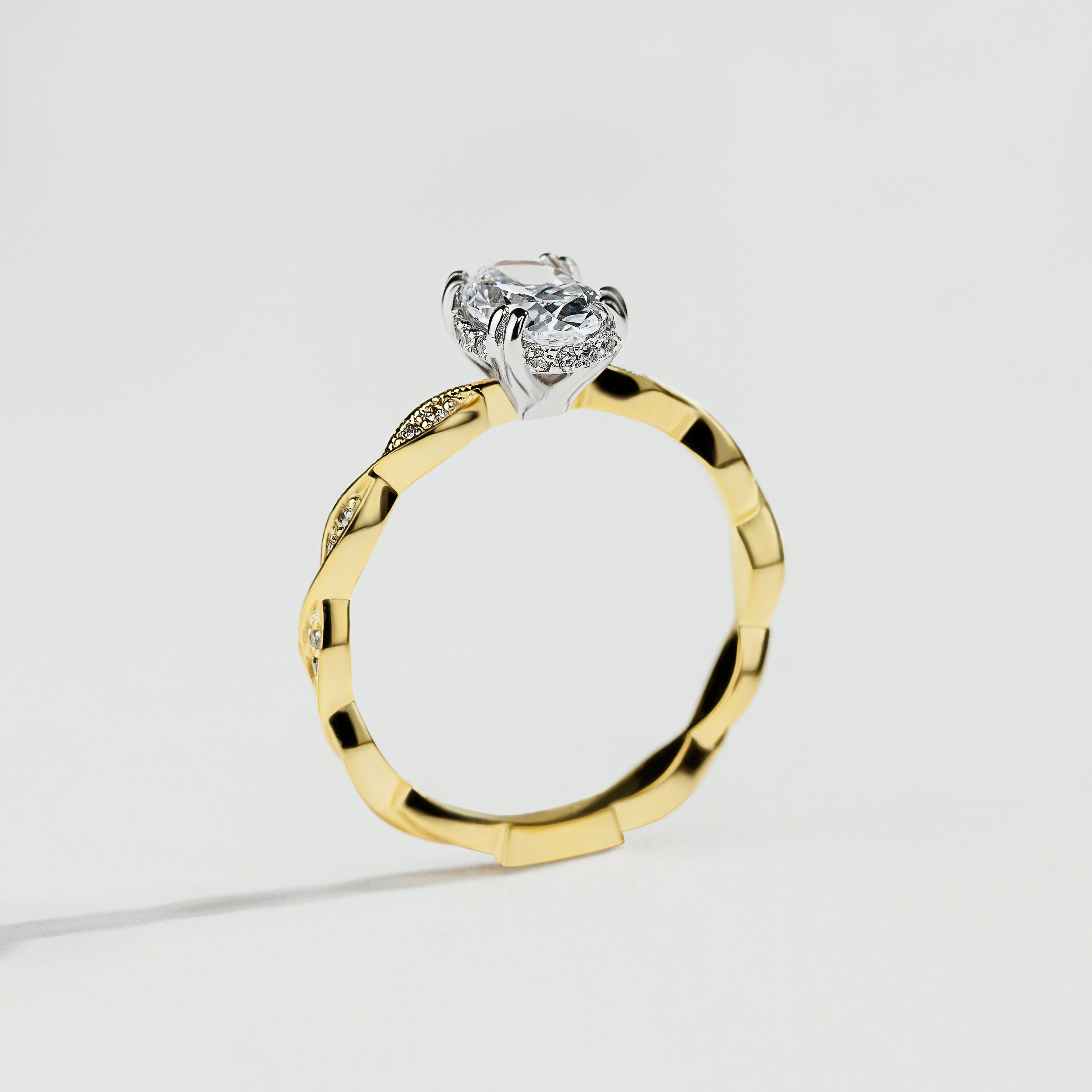 The 1 Carat Oval Cut Solitaire Diamond Ring