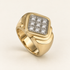 R 122 men’s gold and diamond ring