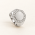 R 630 white gold ring with natural white diamonds